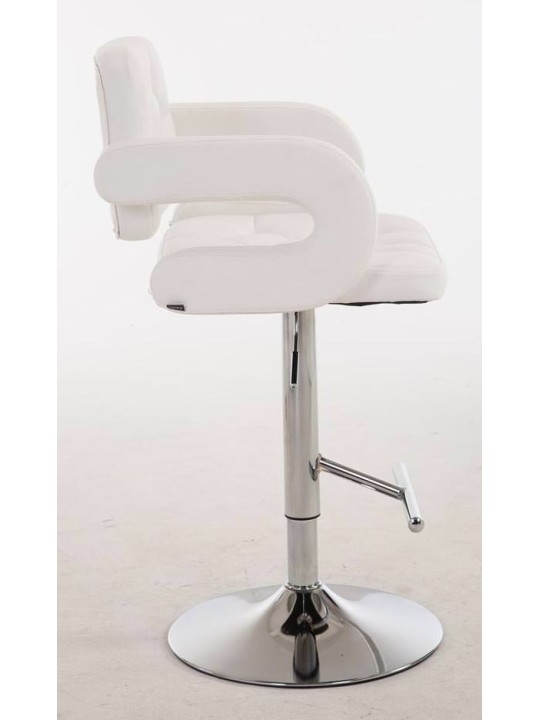 Set 2 scaune de bar Dublin C, alb