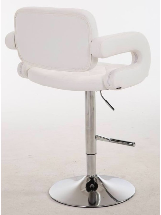 Set 2 scaune de bar Dublin C, alb