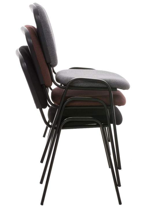 Set 4 scaune vizitator stofa Ken, crem