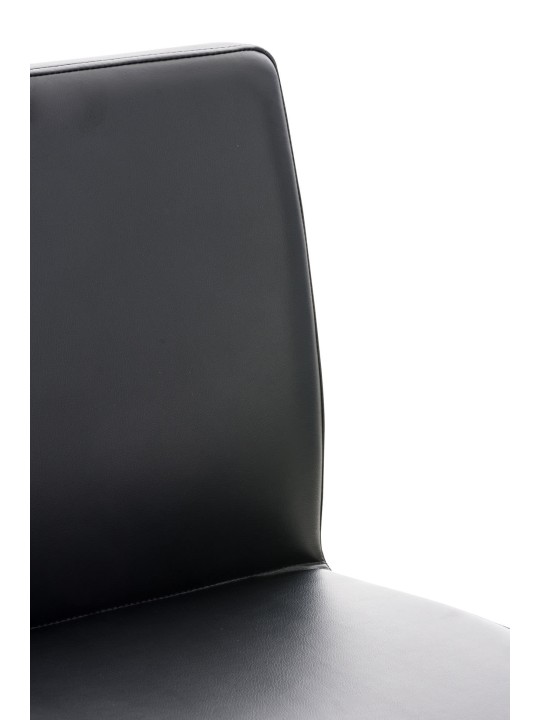 Scaun de bar Cadiz imitatie piele, negru