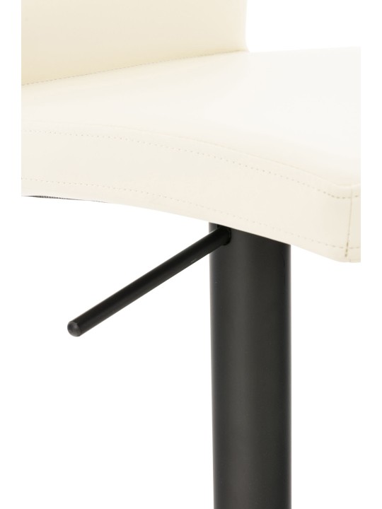 Scaun de bar Cadiz imitatie piele, crem