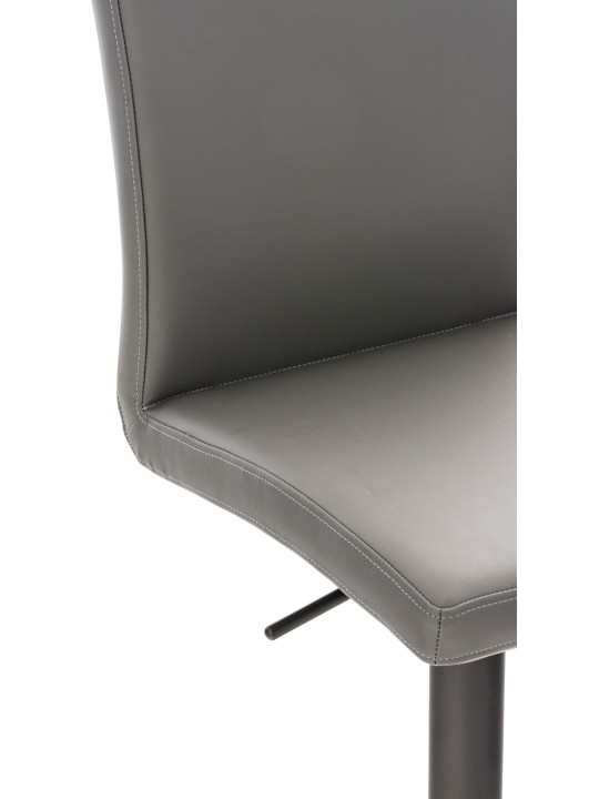 Scaun de bar Cadiz imitatie piele, gri