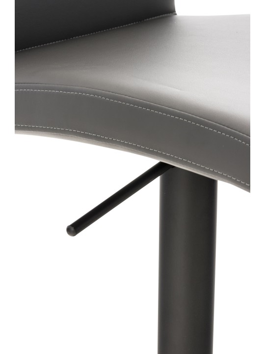 Scaun de bar Cadiz imitatie piele, gri