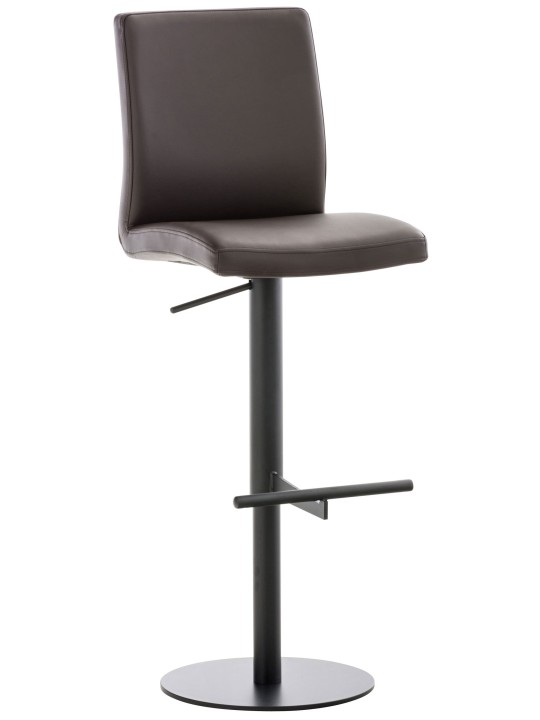 Scaun de bar Cadiz imitatie piele, maro