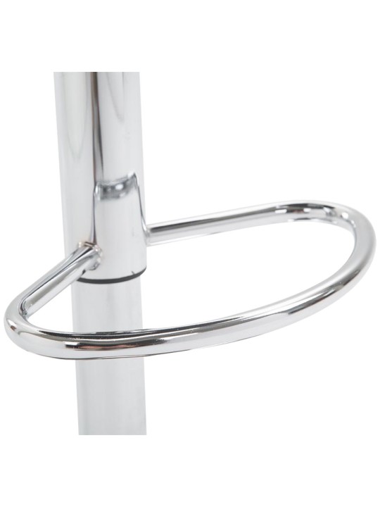 Set 2 taburete de bar Lazio imitatie piele C, negru