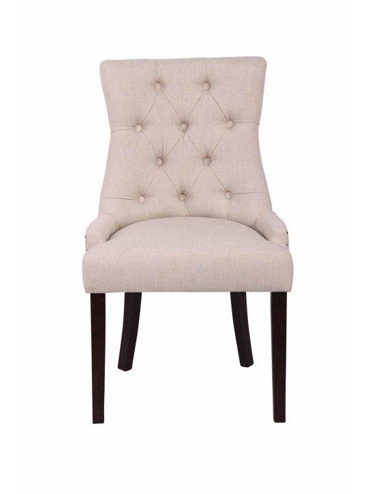 Set 2 scaune de sufragerie Aberdeen stofa antic, crem Set 2 scaune de sufragerie Aberdeen stofa antic, crem