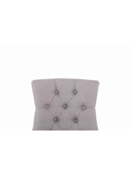 Set 2 scaune de sufragerie Aberdeen stofa antic, gri