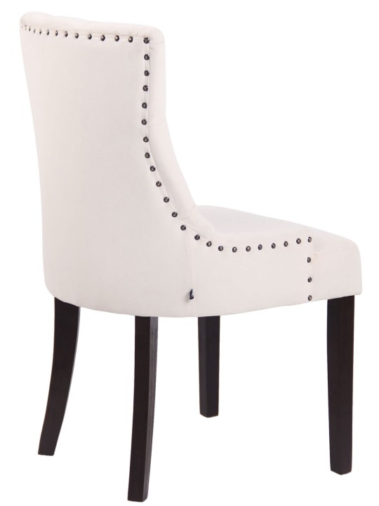 Scaun de sufragerie Aberdeen catifea antic, crem