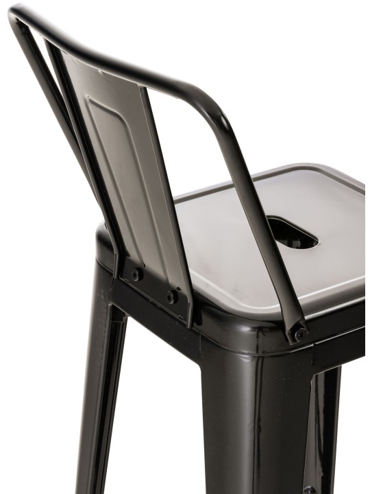 Scaun de bar Mason, negru