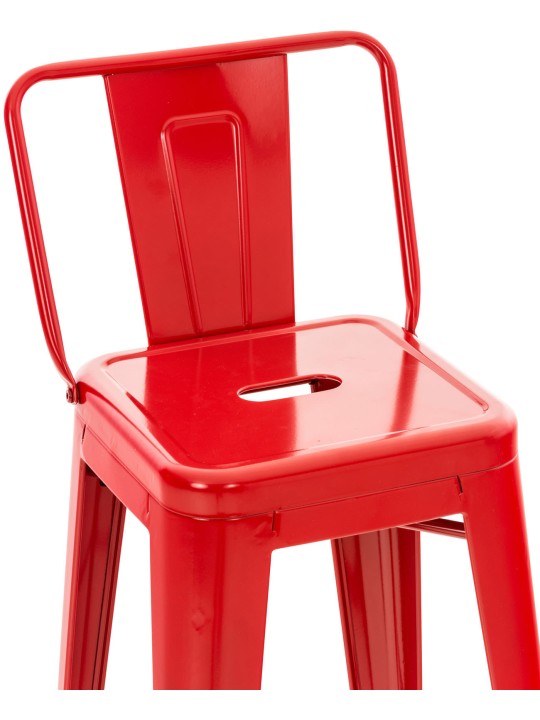 Set 4 scaune de bar Mason, roșu