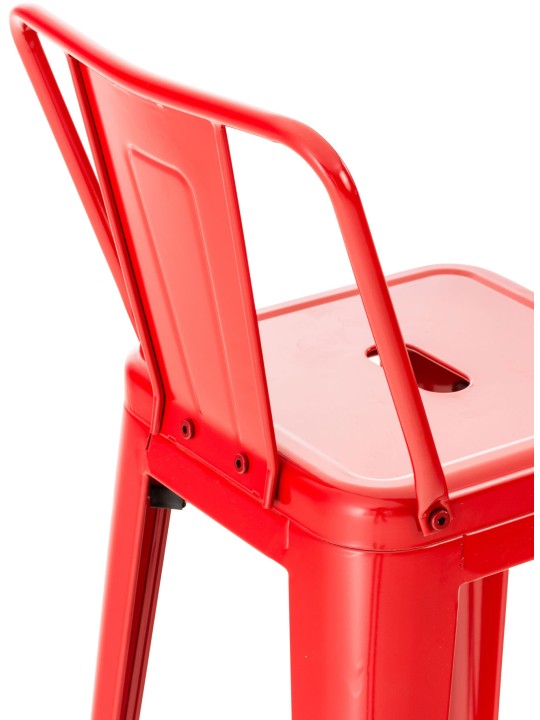 Set 4 scaune de bar Mason, roșu