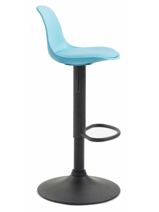 Set 2 scaune de bar Kiel plastic, albastru Set 2 scaune de bar Kiel plastic, albastru