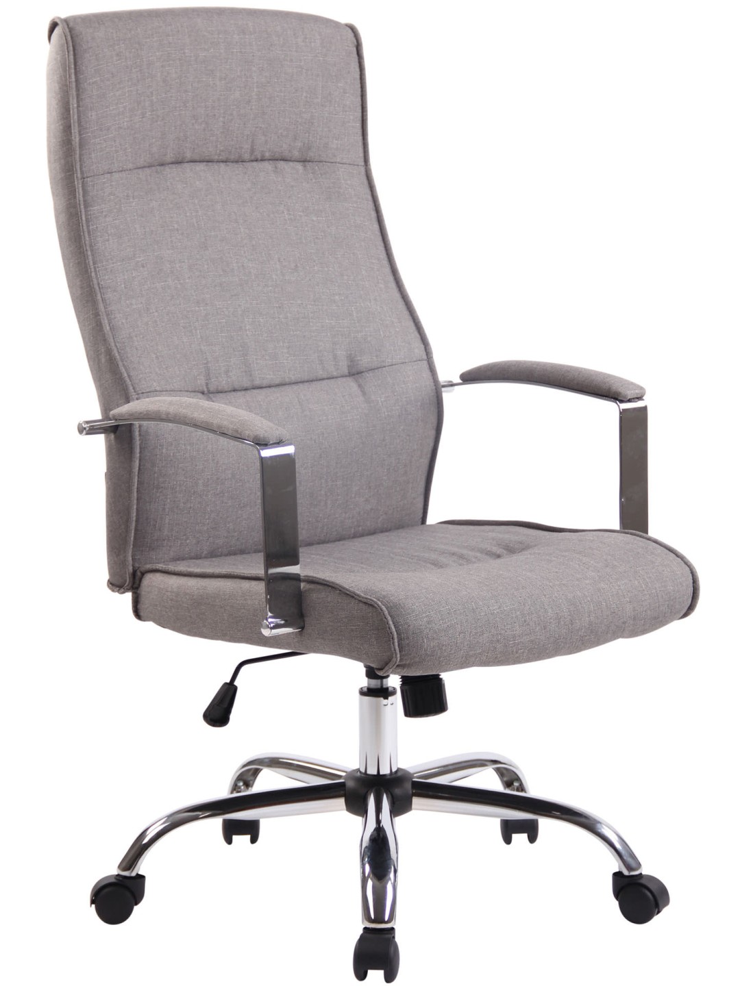 Scaun de birou țesătură Portland, gri