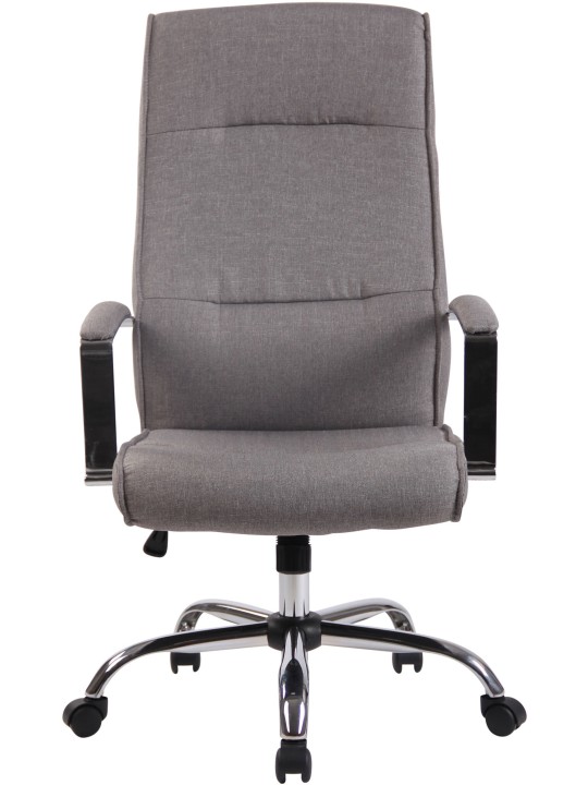 Scaun de birou țesătură Portland, gri