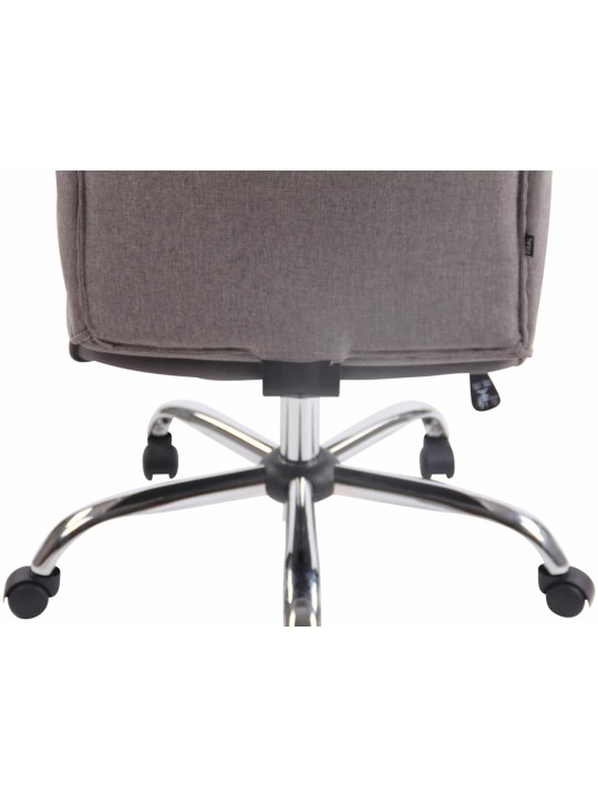 Scaun de birou țesătură Portland, gri