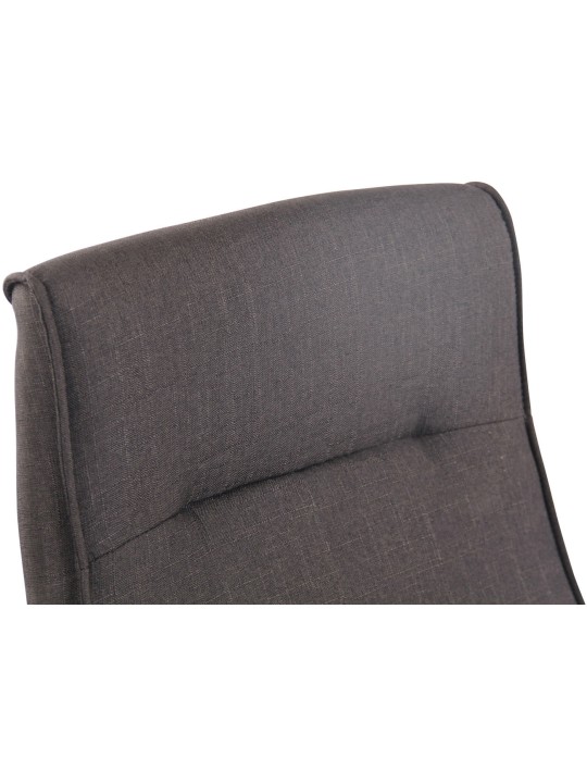 Scaun de birou țesătură Portland cu funcție de masaj, gri închis