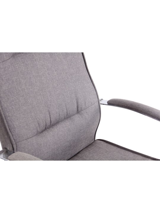Scaun de birou țesătură Portland cu funcție de masaj, gri
