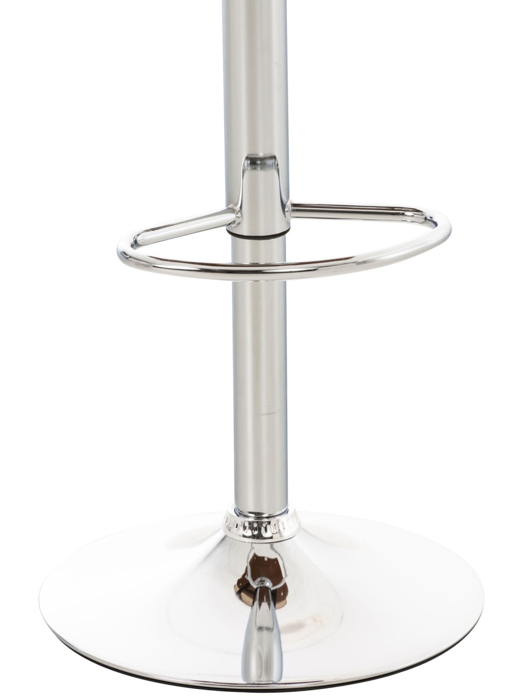 Set 2 taburete de bar Sarnia imitatie piele, nuc/negru