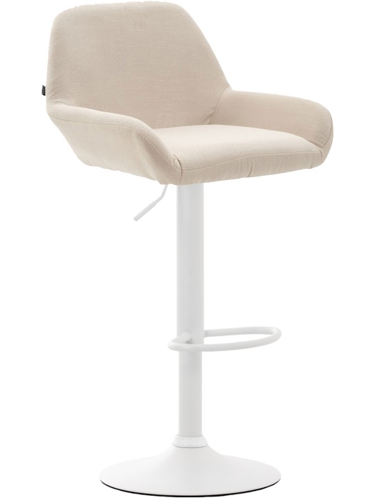 Scaun de bar tesatura Braga, crem