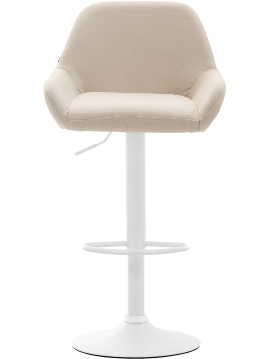Scaun de bar tesatura Braga, crem