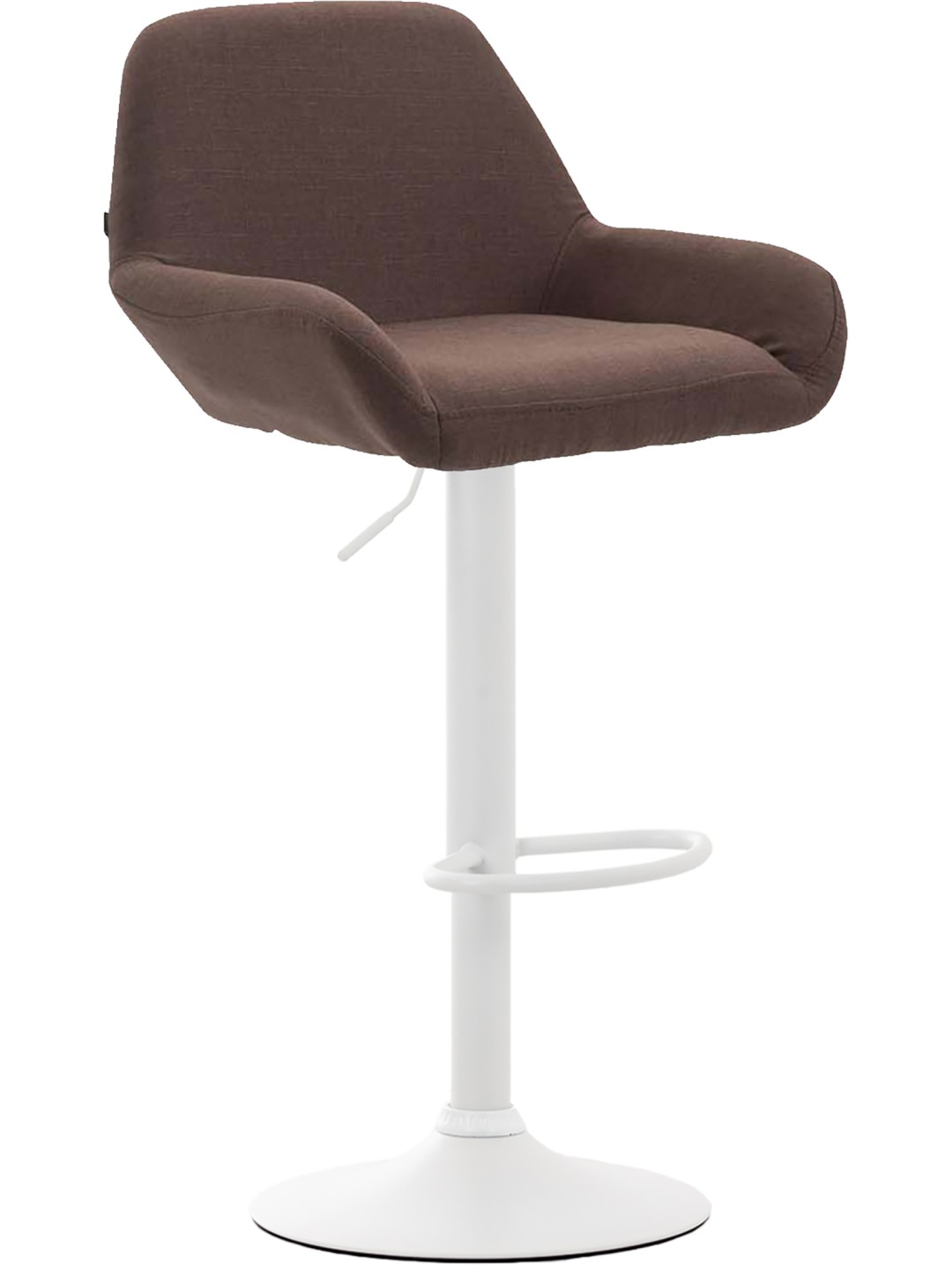 Scaun de bar tesatura Braga, maro