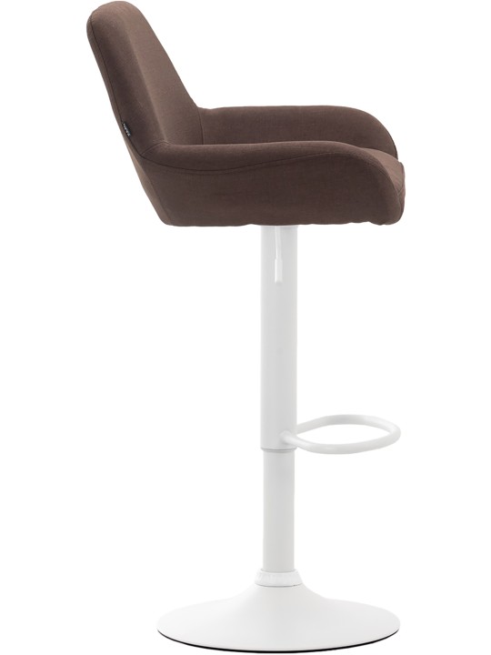 Scaun de bar tesatura Braga, maro