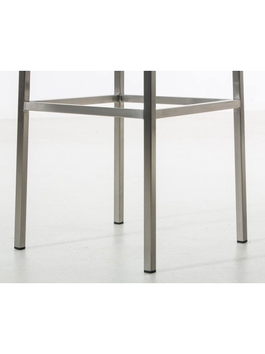 Set 2 scaune de bar Montreal 85 stofa otel inoxidabil, albastru