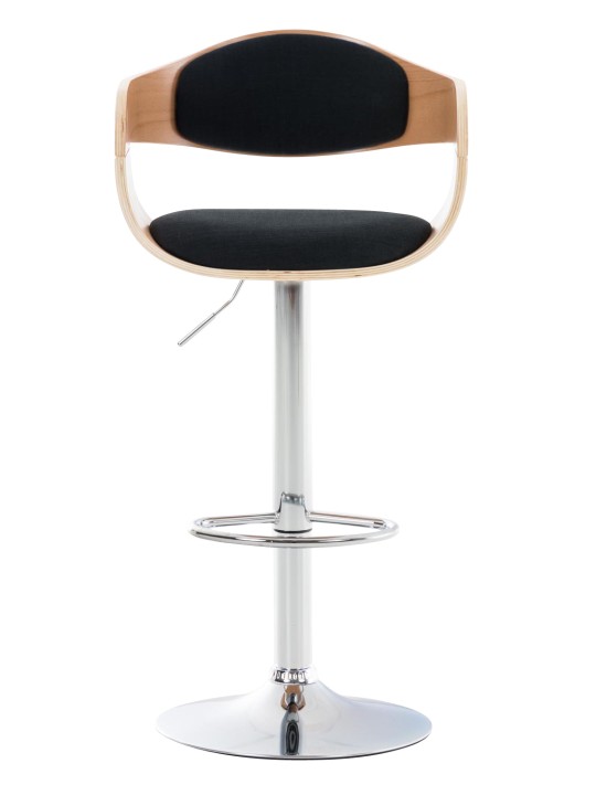 Set 2 scaune de bar Kingston C stofa, natural/negru Set 2 scaune de bar Kingston C stofa, natural/negru