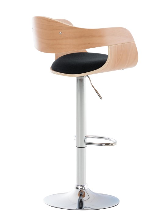 Set 2 scaune de bar Kingston C stofa, natural/negru Set 2 scaune de bar Kingston C stofa, natural/negru