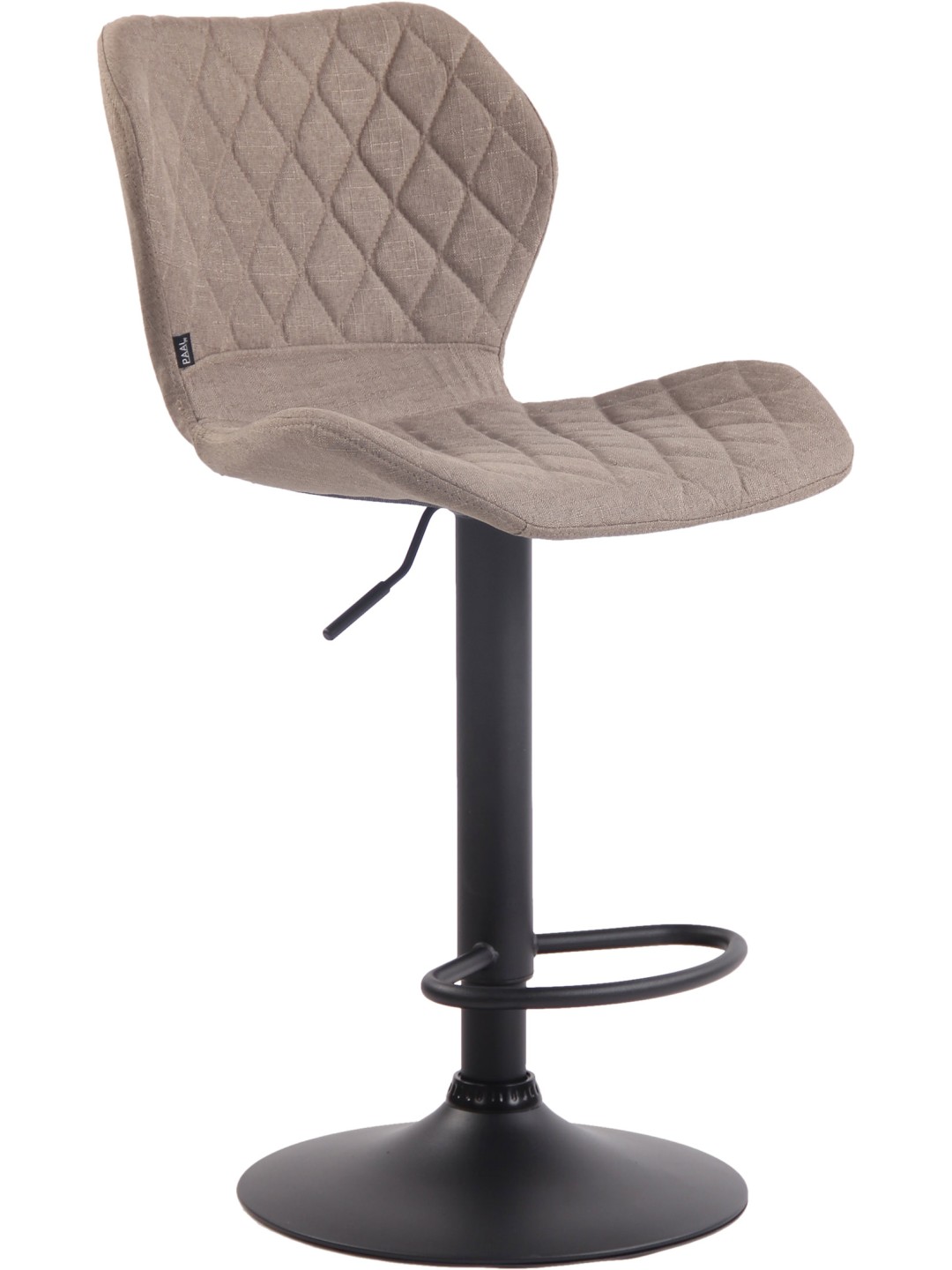 Scaun bar stofa pluta, taupe