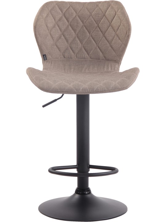 Scaun bar stofa pluta, taupe Scaun bar stofa pluta, taupe