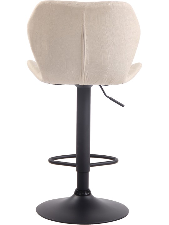 Scaun bar stofa pluta, crem
