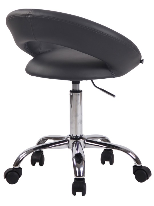 Scaun de lucru Olinda piele artificiala, gri