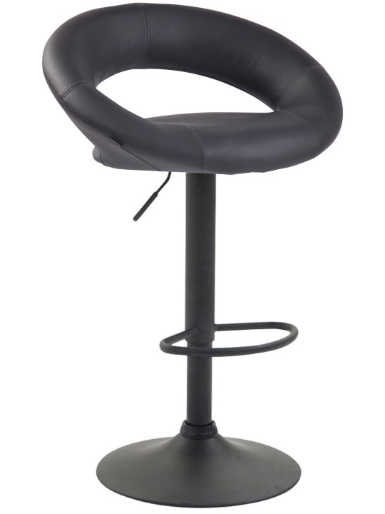 Taburet de bar Olinda piele artificiala, gri