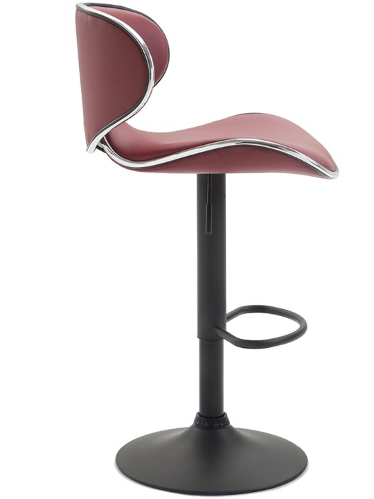 Set 2 scaune de bar Las Vegas V2 imitatie piele, bordo Set 2 scaune de bar Las Vegas V2 imitatie piele, bordo