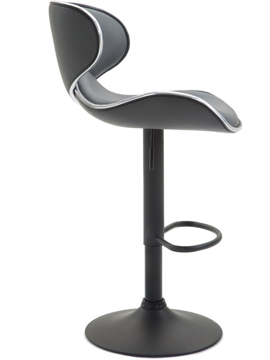 Set 2 scaune de bar Las Vegas V2 imitatie piele, gri Set 2 scaune de bar Las Vegas V2 imitatie piele, gri