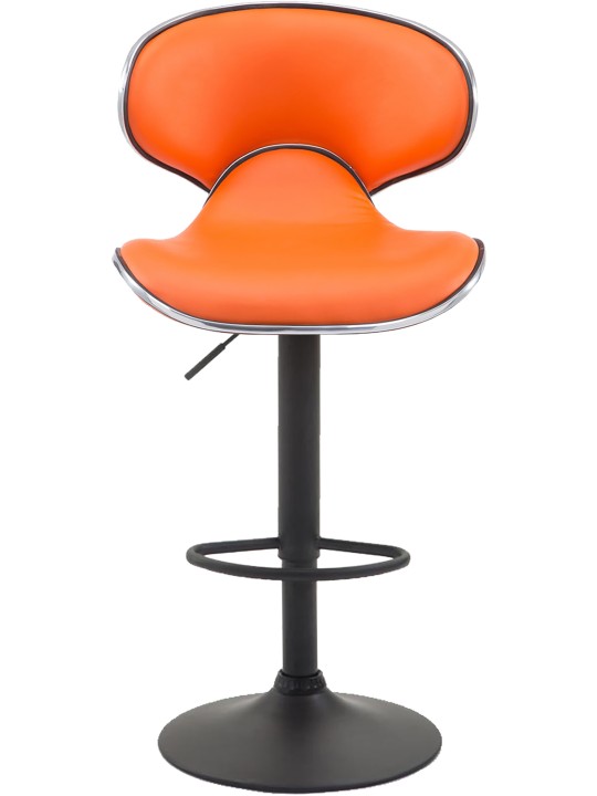 Set 2 scaune de bar Las Vegas V2 imitatie piele, portocaliu Set 2 scaune de bar Las Vegas V2 imitatie piele, portocaliu