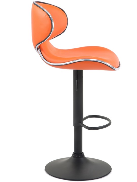 Set 2 scaune de bar Las Vegas V2 imitatie piele, portocaliu Set 2 scaune de bar Las Vegas V2 imitatie piele, portocaliu