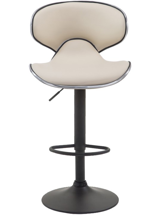 Set 2 scaune de bar Las Vegas V2 imitatie piele, crem Set 2 scaune de bar Las Vegas V2 imitatie piele, crem