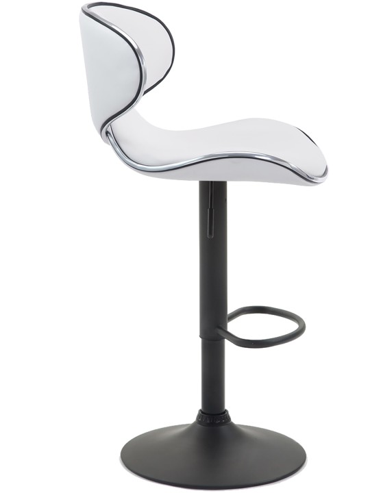 Set 2 scaune de bar Las Vegas V2 imitatie piele, alb Set 2 scaune de bar Las Vegas V2 imitatie piele, alb