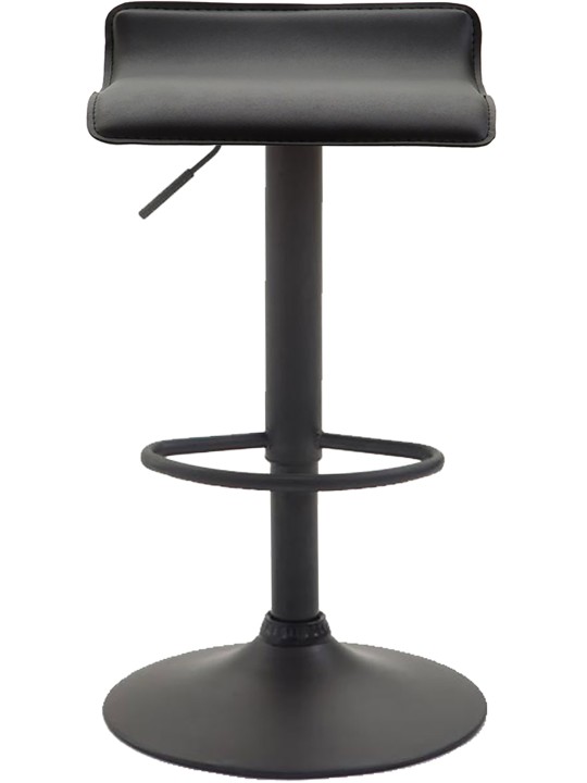 Set 2 taburete de bar Dyn V2 piele artificiala, negru Set 2 taburete de bar Dyn V2 piele artificiala, negru