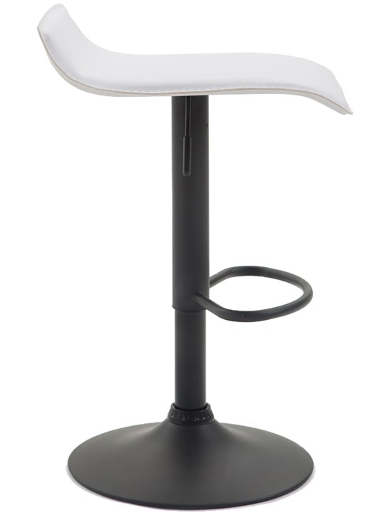 Set 2 taburete de bar Dyn V2 piele artificiala, alb Set 2 taburete de bar Dyn V2 piele artificiala, alb