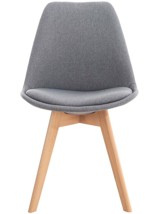 Scaun Linares stofa, gri deschis