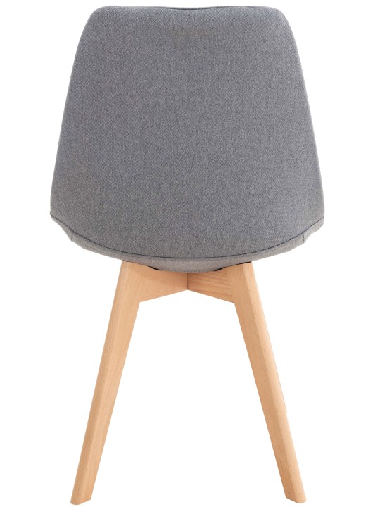 Scaun Linares stofa, gri deschis