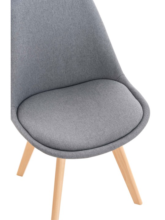 Scaun Linares stofa, gri deschis