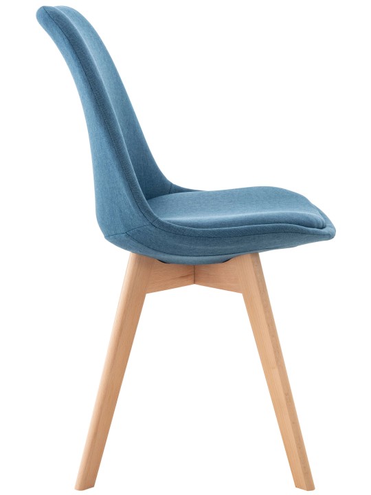 Scaun Linares stofa, albastru