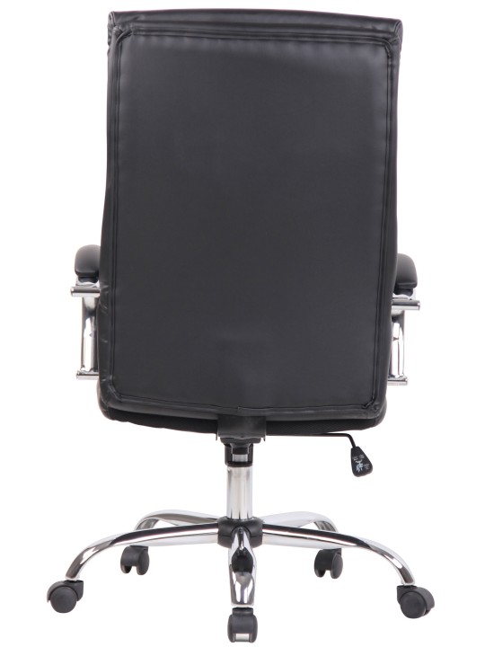 Scaun de birou Bradford imitatie piele, negru