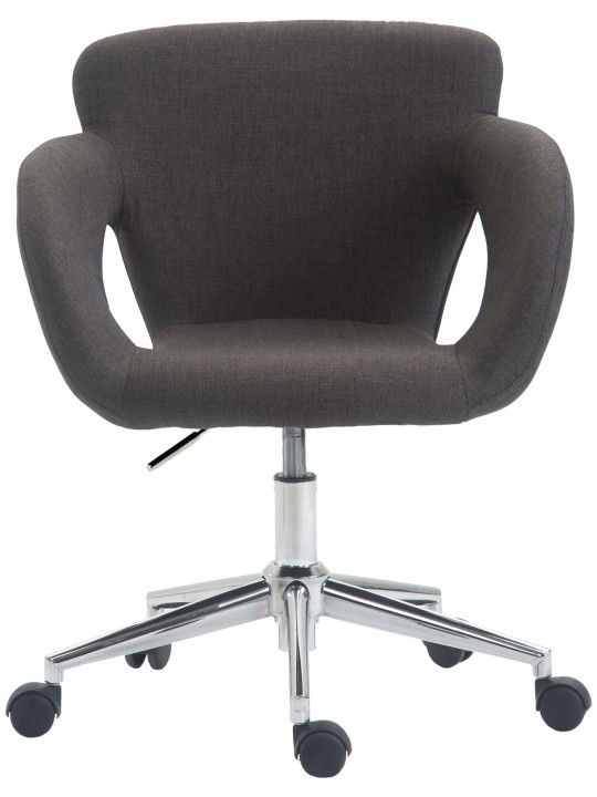 Scaun de birou tesatura Edison, gri închis