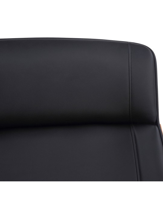 Scaun birou Varel imitatie piele, nuc/negru Scaun birou Varel imitatie piele, nuc/negru