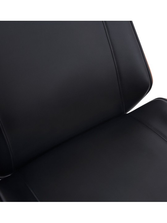 Scaun birou Varel imitatie piele, nuc/negru Scaun birou Varel imitatie piele, nuc/negru